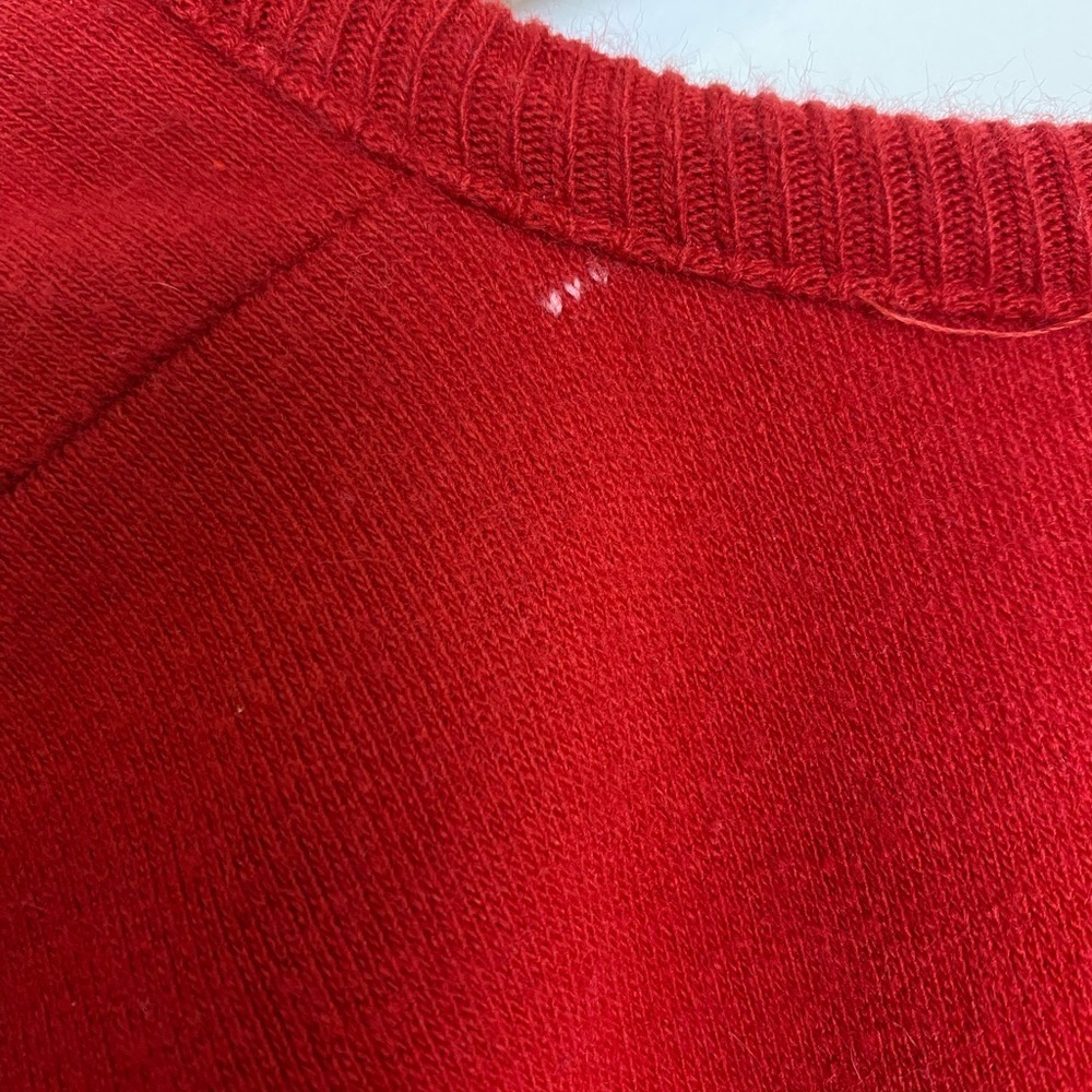 Vintage Miller American Racing V Neck Sweater, Red V Neck, Pullover Sweater, XL - Picture 12 of 12
